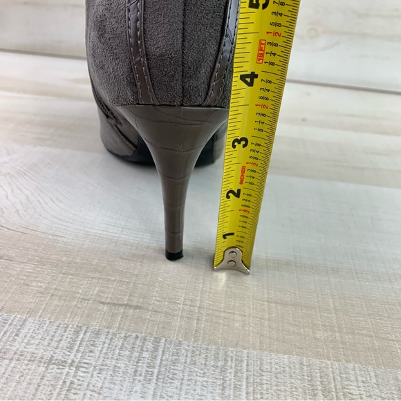 Amelia Grace Grey Knee High Boots - Picture 15 of 15